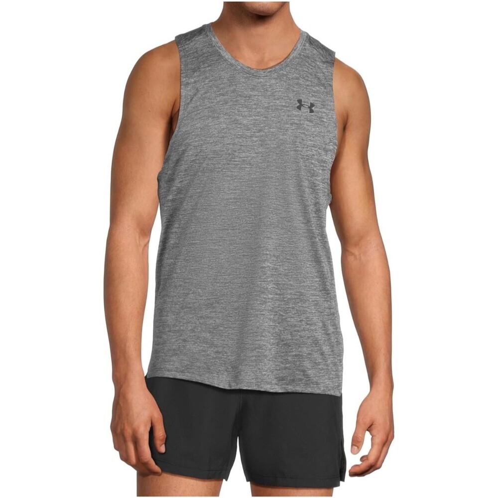 Brand New - Under Armour Men's Tech Tank Top Size S Castlerock, Gym Sleeveless
